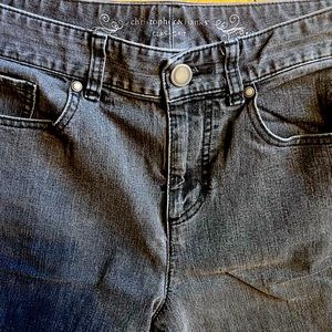 Christopher & Banks Classic Fit Black Jeans, Size 6, Ankle